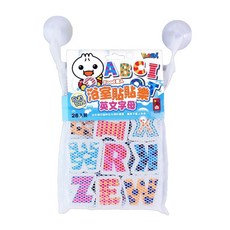 風車圖書 FOOD超人 浴室貼貼樂 26入 英文字母 Set, 1組