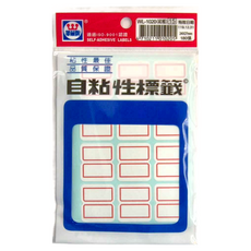華麗牌 自黏性標籤 27 x 24mm 180張 20包, WL-1020, 1盒