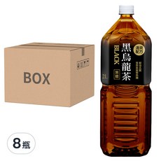 悅氏 黑烏龍茶, 2L x 8瓶, 無糖, 解油去膩