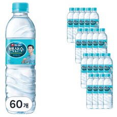 농심 백산수, 500ml, 60개