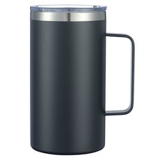 워터하마 비비드 텀블러 머그컵 710ml, 블랙, 1개