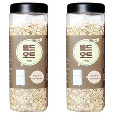 냉장고쏙 롤드 오트, 600g, 2개