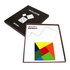 Joymath 畢氏定理七巧板拼圖教具, 混色