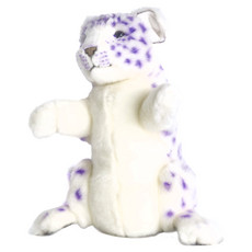 HANSA TOY 雪豹手偶，絨毛填充玩具, 1個