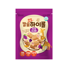 아이배냇 꼬마 유아용 칼슘하이롤 자색고구마, 자색고구마맛, 50g, 1개