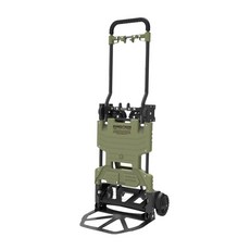 ADAMOUTDOOR 兩用變形推車2代，四輪耐重120KG 兩輪耐重70KG，收納體積小，攜帶方便, 綠色, 1個