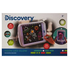 Discovery 霓虹LED發光繪圖板，36種燈光顏色效果，透視發光板，含4個螢光筆, 1303002031, 1個