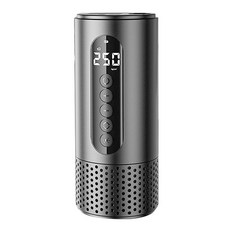 無線智能高壓雙泵充氣機 80W，625g，黑色，多功能適用，智能預設，快速充氣, 1台