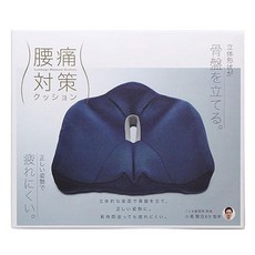 COGIT 腰痛對策 W型機能紓壓坐墊 (藍), 尺寸: 長 43 x 寬 38 x 高 14.5 cm, 43 x 38 x 14.5cm, 藍色