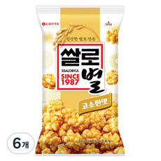 롯데웰푸드 쌀로별 고소한맛, 78g, 6개