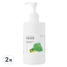 국대365 과일 채소용 주방세제 레몬향, 500ml, 2개