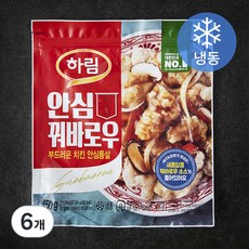 하림 안심 꿔바로우 + 소스 (냉동), 450g, 6개