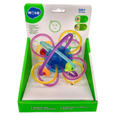 Hola Toys 星河牙膠球, 曼哈頓手抓球, 12條膠環抓握, 1個