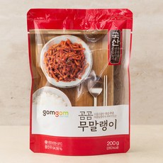 곰곰 국산 불린무로 만든 무말랭이, 200g, 1개