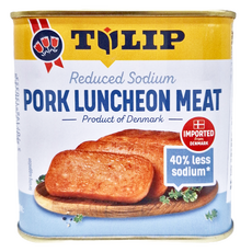 TULIP 特級豬肉餐肉，減鈉40%，340g, 1罐