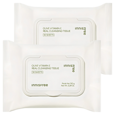 INNISFREE 橄欖真萃卸妝濕巾, 2包, 30張