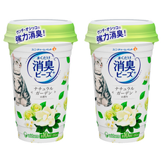 unicharm 清新消臭貓盆消臭粒 天然花園, 2個, 450ml
