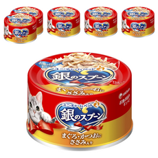 유니참긴노스푼 고양이 간식캔, 70g, 6개