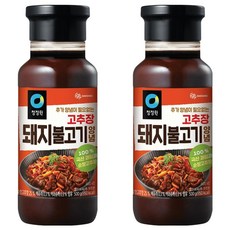 청정원 고추장 돼지불고기 양념, 500g, 2개