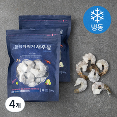 알찬해 블랙타이거 새우살 (냉동), 200g, 4개
