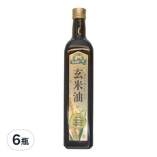 得意的一天 玄米油，植物固醇含量高達10000ppm，富含Y-穀维素8000ppm，含維生素E，日本JAS檢驗標準, 750ml, 6瓶