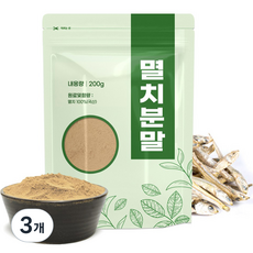 멸치분말, 200g, 3개