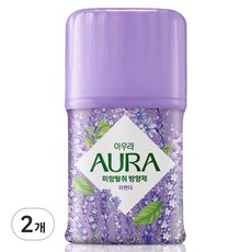 아우라 미향탈취 실내용 방향제 라벤더향, 2개, 400ml