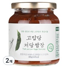 고맙당 저당 쌈장, 385g, 2개