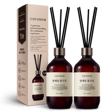 코코도르 프리미엄 디퓨저 선물세트, 양재동 꽃시장, 500ml, 2개