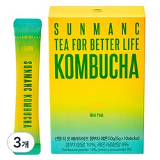 선망 티 포 베러라이프 레몬 콤부차, 5g, 10개입, 3개