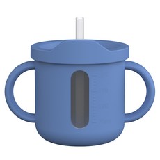 주니 실리콘 멀티컵 220ml, 블루, 1개 블루, 1개