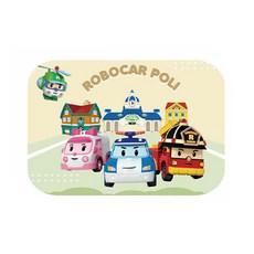 ROBOCAR POLI 波力 車用遮陽簾後窗組, 磁吸式抗UV有效隔熱, 救援小隊總部, 1組, 67 x 47cm