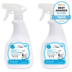 코코브라운 애완동물용 베이킹소다 탈취제 베이비파우더향, 550ml, 2개 550ml, 2개