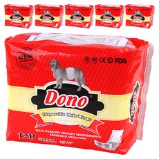 DONO 公狗專用禮貌帶, S, 6包, 12片
