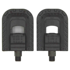 TREEWalker 90度自行車踏板，踏板尺寸9.5cmx7cmx3cm，一對二個440g, 2個, Black