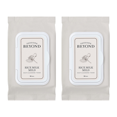 PASSION&BEYOND 米漿溫和深層清潔濕紙巾, 50張, 2個