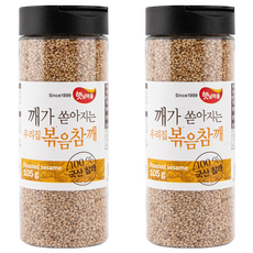 햇님마을 국산 100% 깨가 쏟아지는 우리집 볶음참깨, 105g, 2개