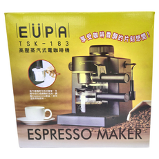 EUPA 高壓蒸氣式電咖啡機 TSK-183，可打濃密奶泡，花式咖啡輕鬆創作, 單一色