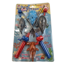 Silverback 磁力漂浮鯊魚小釣手 Set, 混合色, 1組
