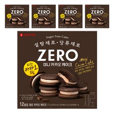 LOTTE 樂天 ZERO 迷你可可派 12包入, 171g, 5盒
