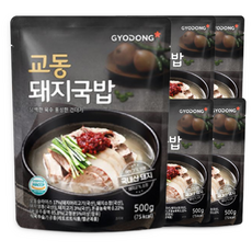 교동 부산식 돼지국밥, 500g, 5개