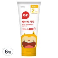 비앤비 베이비지 치약, 40g, 6개 40g, 6개