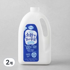 덴마크 소화가 잘되는 우유, 2.3L, 2개 2.3L, 2개