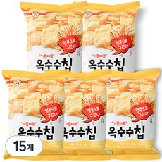 기름제로 옥수수칩 과자, 60g, 15개