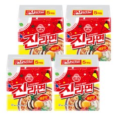 오뚜기 진라면 매운맛 멀티팩 120g, 20개