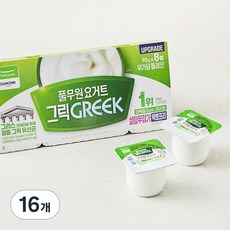 풀무원다논 그릭 설탕무첨가 플레인, 90g, 8개입, 2개