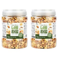 해맑음푸드 너트타임 그린 믹스넛, 1kg, 2개
