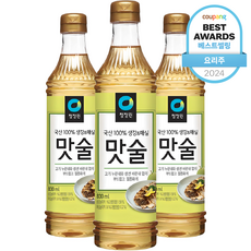 청정원 맛술, 830ml, 3개