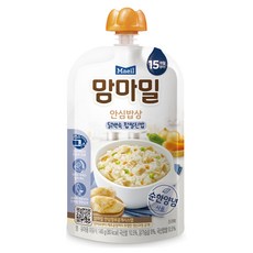 맘마밀 안심밥상 레토르트 이유식, 닭백숙 찹쌀진밥, 140g, 1개 - 맘마밀15개월