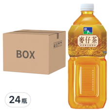 悅氏 礦泉茶品 麥仔茶, 消暑解渴, 2000毫升, 8瓶, 2L, 24瓶